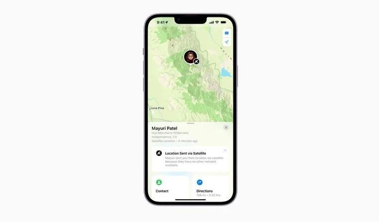 榆树苹果14维修分享iPhone14系列中 FindMy功能通过卫星分享位置方法教程 